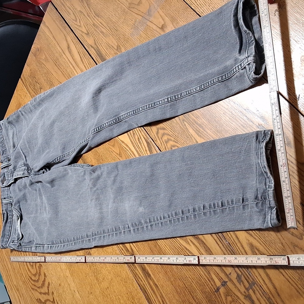LEVI'S STRAUSS 511 Jeans Mens 34 X 34 GRAY GREY Pants Used Preowned Denim